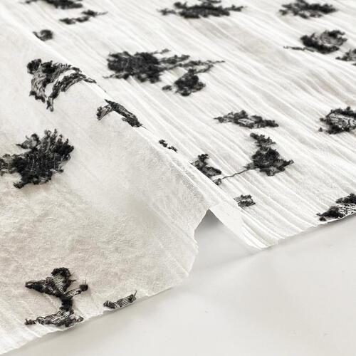 コットン花柄ジャガード