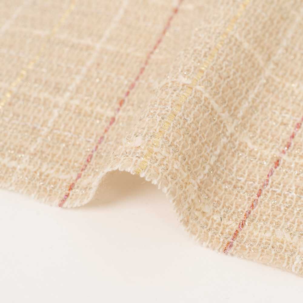 スパンコール入りラメブロックファンシー